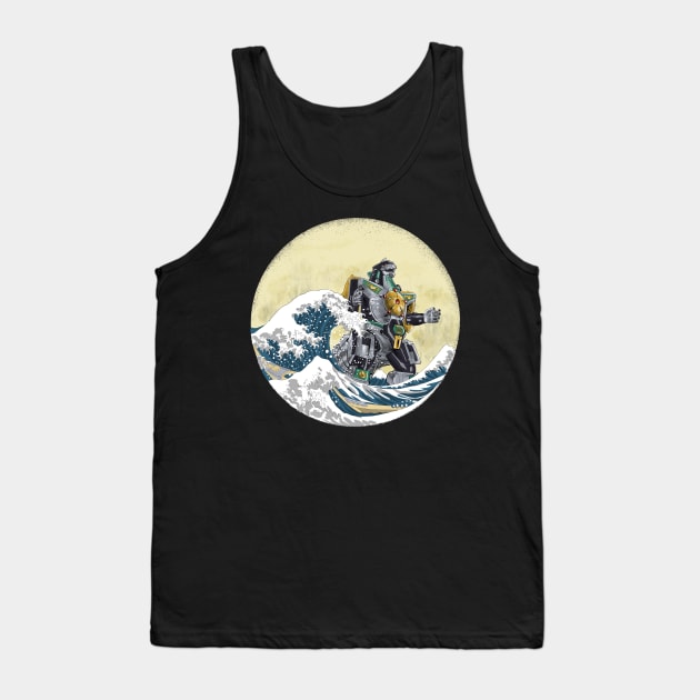 Dragon Wave Tank Top by Zascanauta